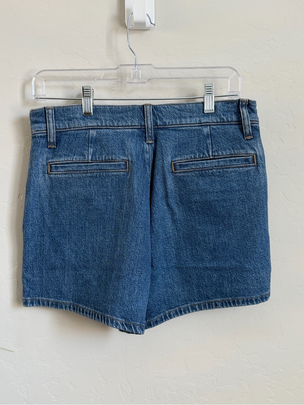 J.Crew Nautical Denim Shorts Gold Crest Buttons NWT 27 - Picture 2 of 10